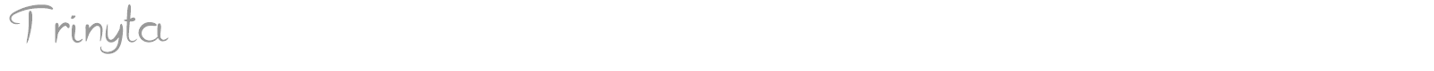 Trinyta font preview